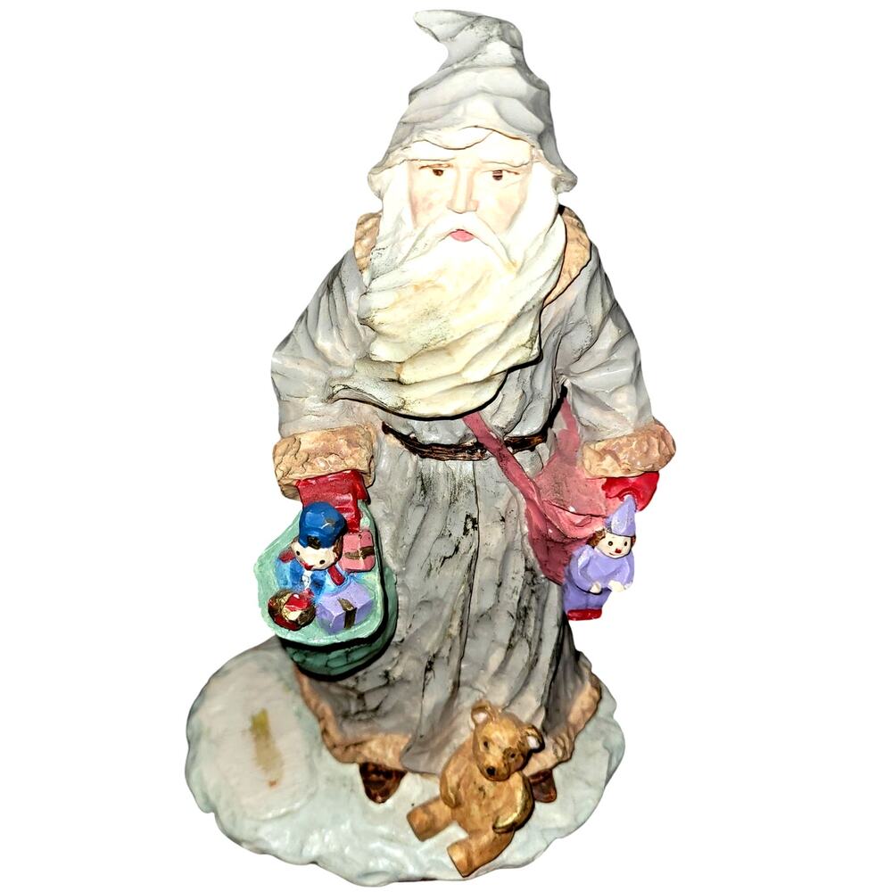 8" Vintage Old World Woodland Father Christmas Santa